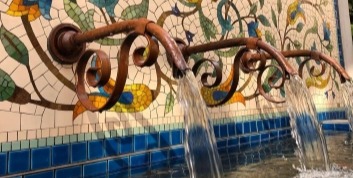 Water Feature with mosaic Water Feature with mosaic